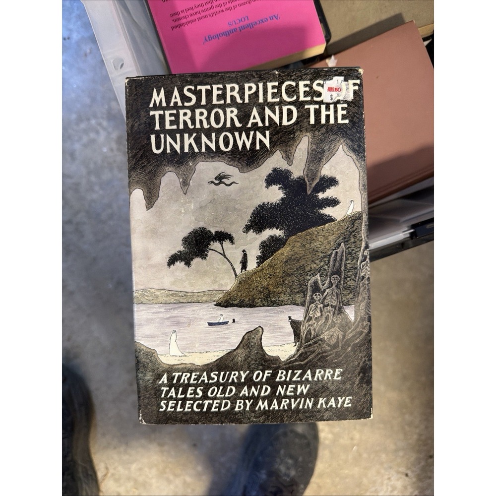 Masterpieces of Terror and the Unknown by Marvin Kaye 1993 Edward Gorey DJ Art